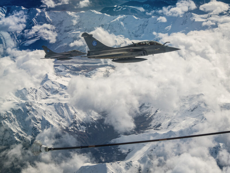 French military jets launch a 40-day global flight to project power and strengthen alliances